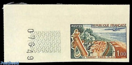 France 1962 Le Touquet, Paris Plage 1v, Imperforated, Mint NH, Sport - Transport - Golf - Aircraft & Aviation - Unused Stamps