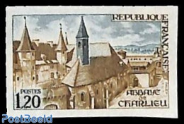 France 1972 Charlieu 1v, Imperforated, Mint NH, Religion - Cloisters & Abbeys - Nuevos