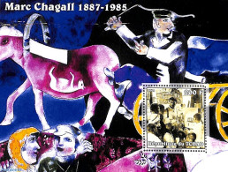 Chad 2002 Marc Chagall S/s, Mint NH, Art - Modern Art (1850-present) - Paintings - Otros & Sin Clasificación
