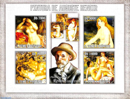 Sao Tome/Principe 2006 Renoir 4v M/s, Imperforated, Mint NH, Art - Modern Art (1850-present) - Paintings - Sao Tome En Principe