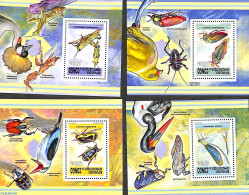 Congo Dem. Republic, (zaire) 2013 Insects 4 S/s, Mint NH, Nature - Insects - Sonstige & Ohne Zuordnung