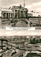 73032473 Berlin Brandenburger Tor Hinter Stacheldraht Potsdamer Platz Berlin - Sonstige & Ohne Zuordnung