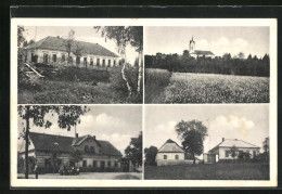 AK Opatovice, Skola, Kostel, Hostinec  - Czech Republic