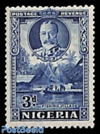 Nigeria 1936 3d, Perf. 12.75:13.25, Stamp Out Of Set, Unused (hinged), Transport - Ships And Boats - Boten