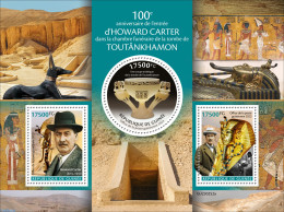 Guinea, Republic 2023 100th Anniversary Of Howard Carter's Entry Into The Burial Chamber Of Tutankhamun's Tomb, Mint N.. - Explorers