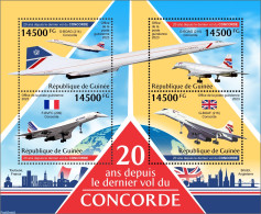 Guinea, Republic 2023 Concorde, Mint NH, Transport - Concorde - Aircraft & Aviation - Concorde