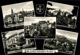 73032466 Blankenburg Harz Rathaus Burgruine Regenstein Schloss Teufelsbad Teilan - Blankenburg