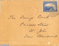 Newfoundland 1898 Letter To New Brunswick, Postal History, Various - Lighthouses & Safety At Sea - Lighthouses