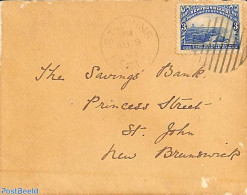 Newfoundland 1898 Letter To New Brunswick, Postal History, Various - Lighthouses & Safety At Sea - Faros
