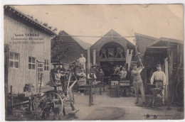 Louis Tareau Bazouges Atelier Mecanique Forge Enclume  Machines Agricoles Envoi Soulgé Le Bruant - Other & Unclassified