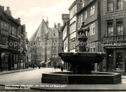 73032365 Halle Saale Alter Markt Der Esel Der Auf Rosen Geht Halle Saale - Halle (Saale)