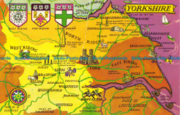 R072258 Yorkshire. A Map. 1971 - Monde