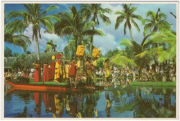 Gf. HAWAII. Laie Oahu. Royal Hawaiian Court At The Pageant Of Canoes. 9505 - Other & Unclassified