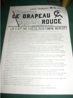 CITROEN : JOURNAL DES COMMUNISTES MAOISTES : LE DRAPEAU ROUGE , LE N ° 4 - 1950 à Nos Jours