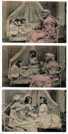 3 CPA          COLLECTION  LES AMOURS DE L AIEULE  - GRAND MERE ET SES PETITES  FILLES - Collections, Lots & Séries