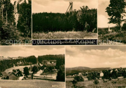 73031992 Johanngeorgenstadt Teufelsstein Steinbachtal Erzgebirgsschanze Kirche P - Johanngeorgenstadt