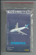 RARE MODEL KIT HELLER Ref 52 667 SABENA Belgian World Airlines BOEING 747 OO SGA Modèle Promo - Avions & Hélicoptères