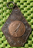Medaile   : Nat. Princehof Tocht 1956 ( Meeuwen Leeuwarden ) -  Original Foto  !!  Medallion  Dutch / Saint Nicholas - Other & Unclassified