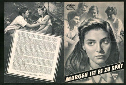 Filmprogramm DNF, Morgen Ist Es Zu Spät, Vittorio De Sica, Lois Maxwell, Regie: Léonide Moguy  - Zeitschriften