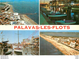 34.  PALAVAS LES FLOTS .  CP Multivues . - Palavas Les Flots