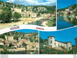 07.  VOGÜE . Ardèche .  CP Multivues . - Other & Unclassified