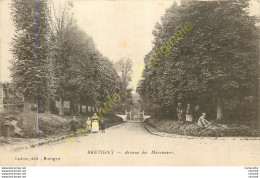 91.  BRETIGNY .  Carte Fautée : Avenue Des Maronniers . ( Marronniers ) . - Bretigny Sur Orge