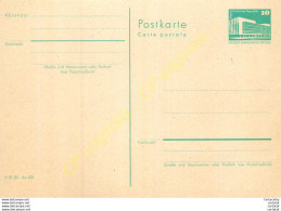 DEUTSCHE DEMOKRATISCHE REPUBLIK Berlin Palast Der Republik 10 .  Postkarte . Entier Postal . - Cartoline - Nuovi