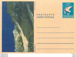 Entier Postal . FUERSTENTUM LIECHTENSTEIN 70 . ALPE MATTA Bruno KAUFMANN - Stamped Stationery