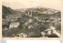 09.  FOIX . Vue Sur La Ville  Et La Vallée De L'Ariège .  CPA LABOUCHE FRERES TOULOUSE . - Foix