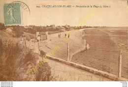 17.  CHATELAILLON PLAGE .  Perspective De La Plage . - Châtelaillon-Plage