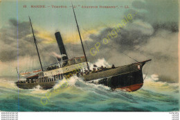 L' AUGUSTIN NORMAND .  Temête .  MARINE ( Bateau Paquebot ...) - Steamers