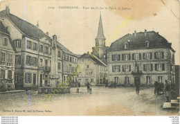 68.  DANNEMARIE .  Place Des Halles Et Palais De Justice . - Dannemarie