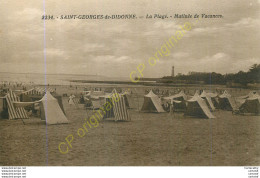 17.  SAINT GEORGES DE DIDONNE .  La Plage . Matinée De Vacances . - Saint-Georges-de-Didonne