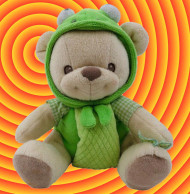 Nature Bearries Peluche Green Frog Teddy Bear - Teddybären