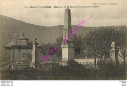 30.  LA GRAND COMBE . Statue Et Monument Emile Galon . - La Grand-Combe