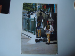 GREECE  POSTCARDS  EUZONES SOLDIER PARLIAMENT  MORE  PURHASES 10%  DISCOUNT - Grèce