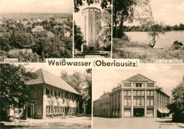 73031630 Weisswasser Oberlausitz Teilansicht Wasserturm Jahnbad HOG Waldhaus Am  - Weisswasser (Oberlausitz)