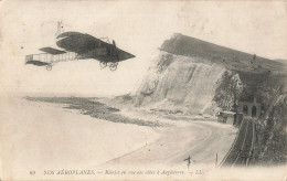 Aviation Nos Aéroplanes Avion Aéroplane Bleriot En Vue Des Cotes D' Angleterre CPA Cachet 1909 - ....-1914: Vorläufer