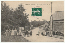 CPA 60 _ CARLEPONT (Oise) _ Rue De Bourbon {S21-24} - Other & Unclassified