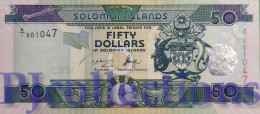 SOLOMON ISLANDS 50 DOLLARS 2004 PICK 29 UNC LOW SERIAL NUMBER "A/1 001038" - Solomon Islands