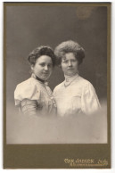 Fotografie Chr. Jaeger, M.-Gladbach, Krefelderstr. 117, Luise Mit Ihrer Freundin, Beide In Eleganten Weissen Kleidern  - Personnes Anonymes