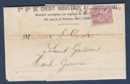 30c  Mouchon Perforé C I C  Crédit Industriel Et Commercial - Lettres & Documents