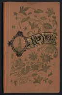 Leporello-Album 63 Lithographie-Ansichten New York, Vanderbilt Mansions, Windsor Hotel, Union Square, Wall Street Asyl  - Lithografieën