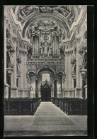 AK St. Florian, Inneres Der Stiftskirche Mit Orgel  - Música Y Músicos
