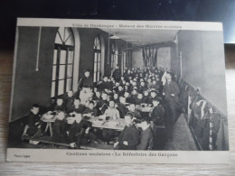 DUNKERQUE Maison Des Oeuvres Sociales Cantines Scolaires Le Réfectoire Des Garçons - Dunkerque