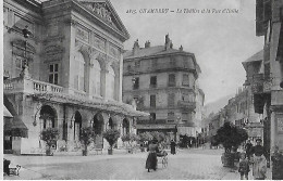 Chambery. Le Théatre Et La Rue D'Italie. - Chambery