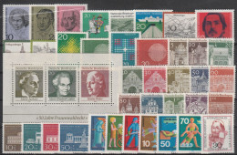 BRD: Lot Mit Versch. Werten Plus Blockausgabe, Postfrisch.  (032) - Lots & Kiloware (mixtures) - Max. 999 Stamps