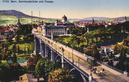 BERN, ARCHITECTURE, BRIDGE, TRAM, CARRIAGE, HORSE, SWITZERLAND, POSTCARD - Berne