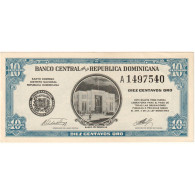 Billet, Dominican Republic, 10 Centavos Oro, 1961, Undated (1961), KM:85a, NEUF - Dominicana