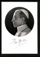 AK Papst Pius XII. Im Profil  - Päpste